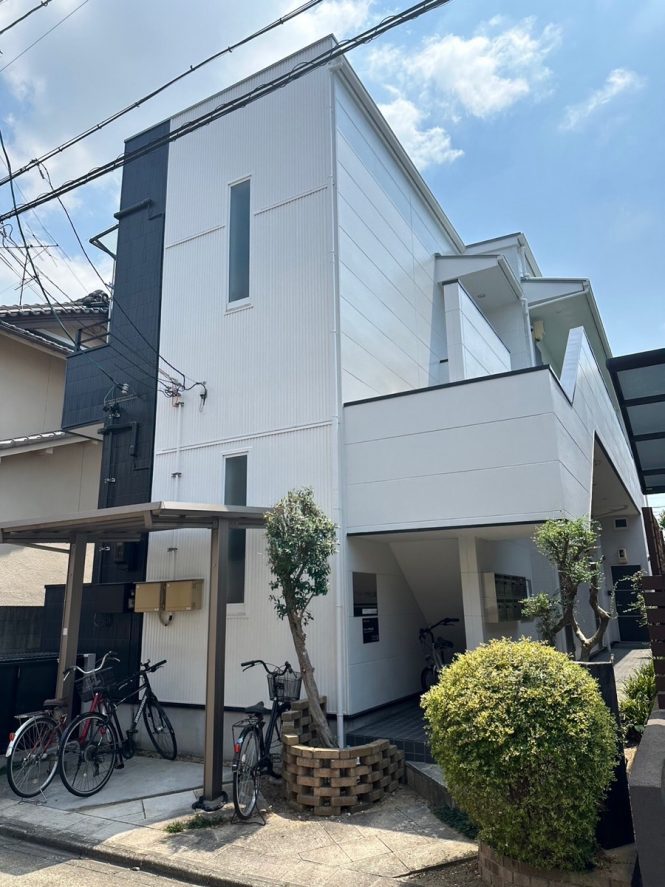 【名古屋市】G様アパート　外壁・屋根塗装工事